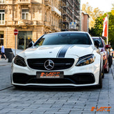 AMG Edition 1 Style Plastic Front Bumper Bar Lip Spoiler for Mercedes - Benz C63 & C63 - S C205 Coupe & A205 Convertible - Mars Performance